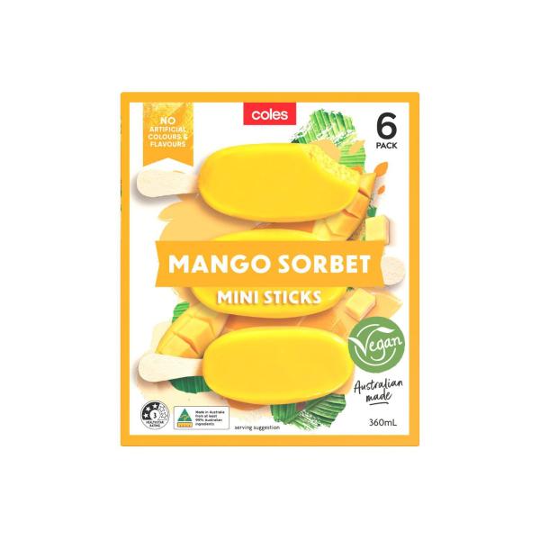 Mango Sorbet 6pk