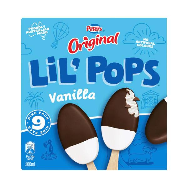 Original Vanilla Lil Pops 9 Pack