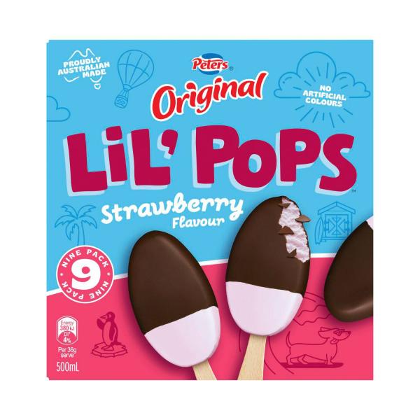 Original Strawberry Lil Pops 9 Pack