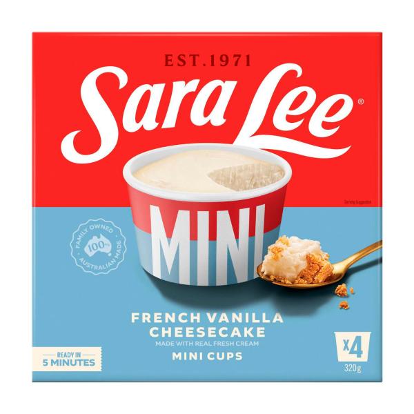 Mini Cups French Vanilla Cheesecake 4 Pack