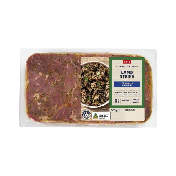 Lamb Strips With Souvlaki Seasoning