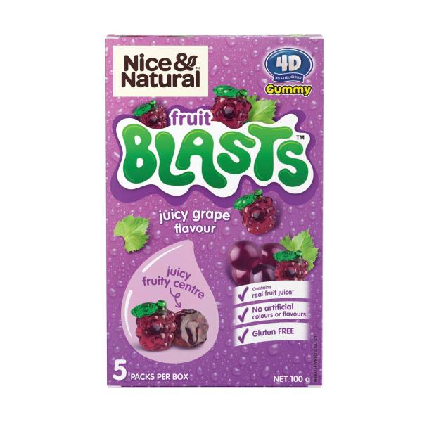 Fruit Blasts Juicy Grape Flavour 5 Pack