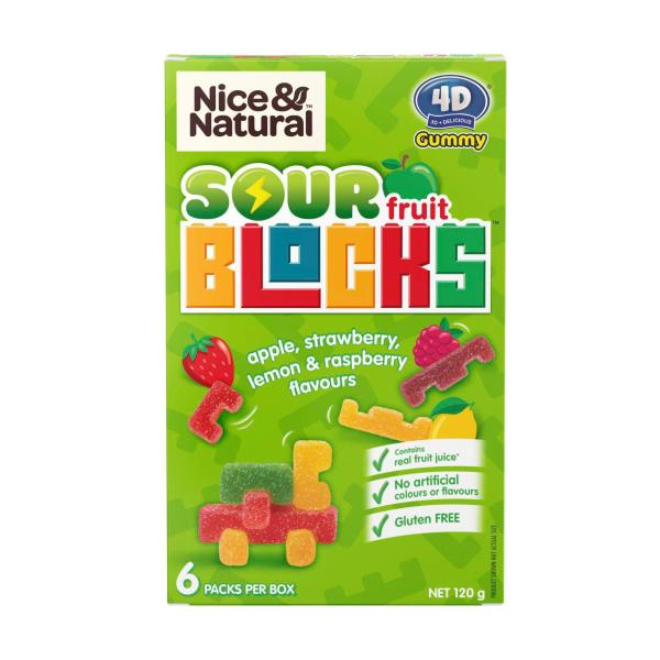 Sour Fruit Blocks 6 Pack
