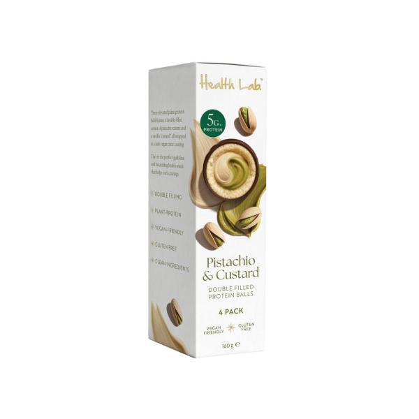 Pistachio & Custard Double Filled Protein Balls 4x40g