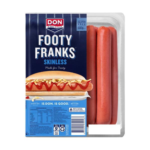 Footy Franks Skinless
