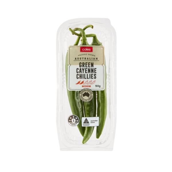 Green Cayenne Chillies