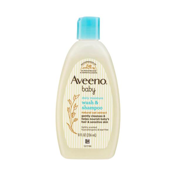 Baby Daily Moisture Lightly Scented Sensitive Wash & Shampoo