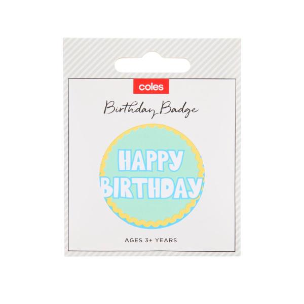 Birthday Badge