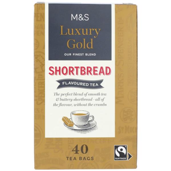 Luxury Gold Shortbread Tea