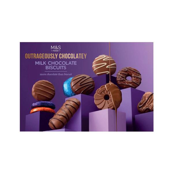 Outrageously Milk Choc Biscuits