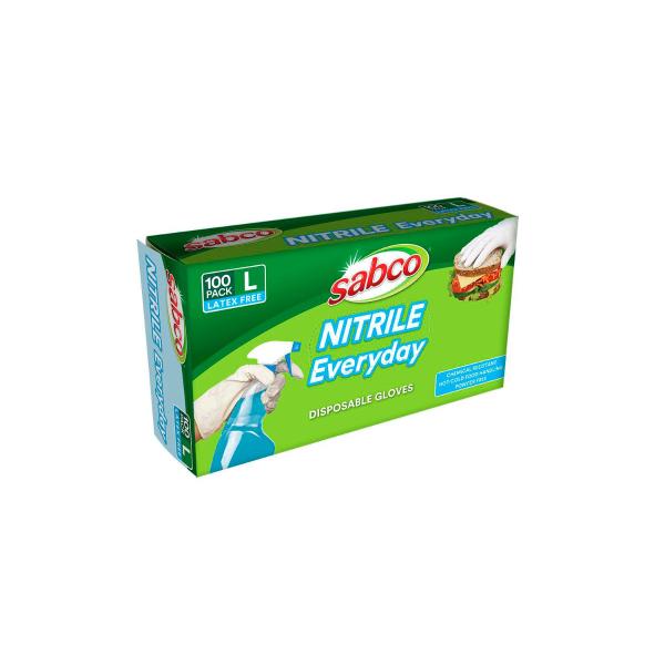 Nitrile Everyday Disposable Gloves Large