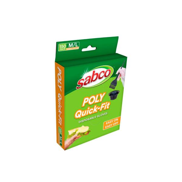 Poly Quick - Fit Disposable Gloves M/ L
