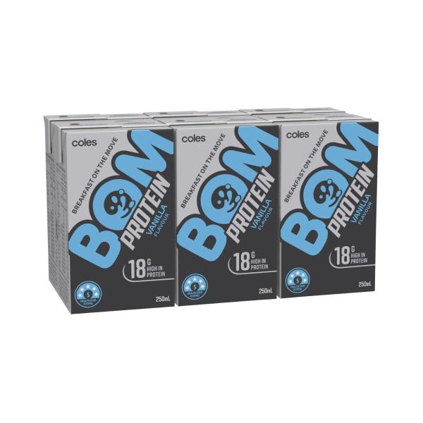 Bom High Protein Liquid Breakfast Vanilla 6x250ml