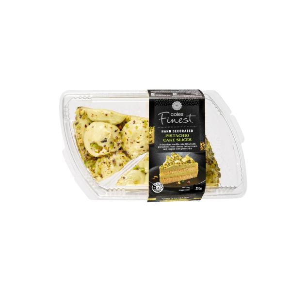 Pistachio Cake Slice 2 Pack