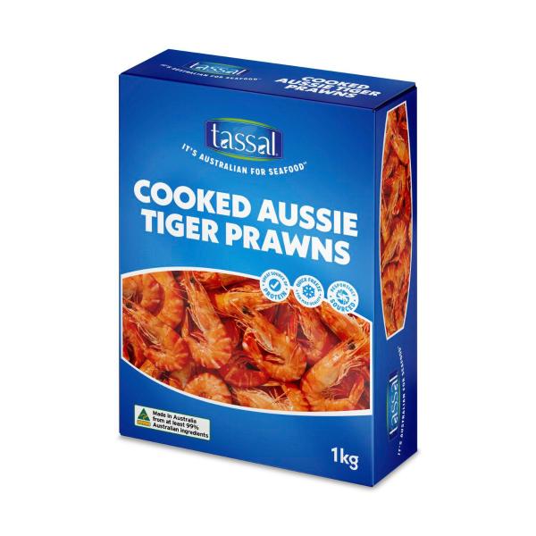 Cooked Tiger Prawns