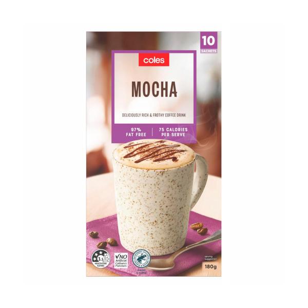 Mocha Instant Coffee Sachets 180g