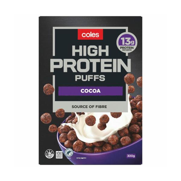 High Protein Cereal Puffs Cocoa