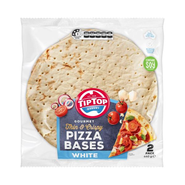 Gourmet Pizza Base White 2 Pack
