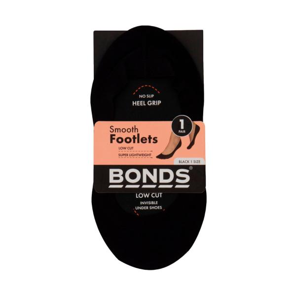 Smooth Footlet 1 Size Black