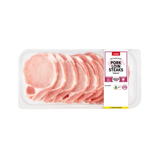 Pork Loin Steaks Thin Cut