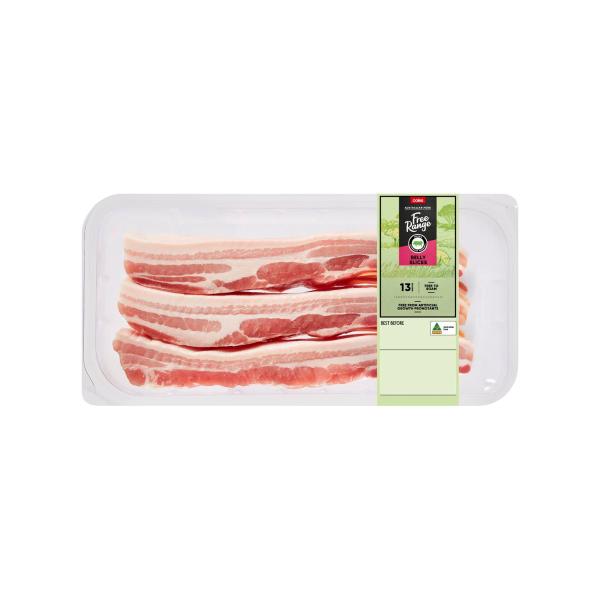 Free Range Pork Belly Slices