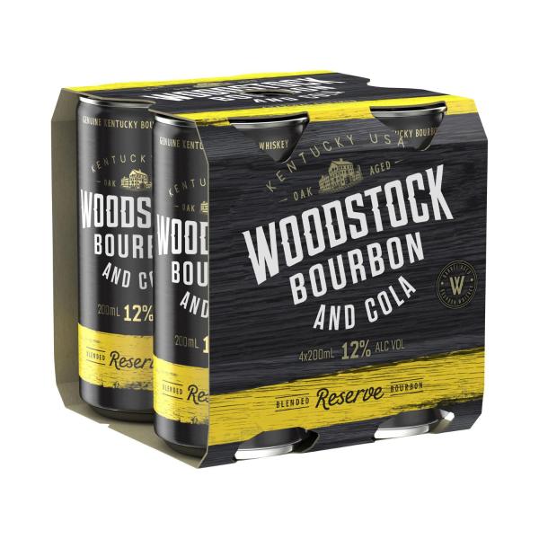 Bourbon & Cola Can 12% 200ml