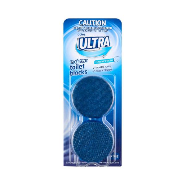 In-cistern Toilet Blocks Marine Fresh 2 Pack