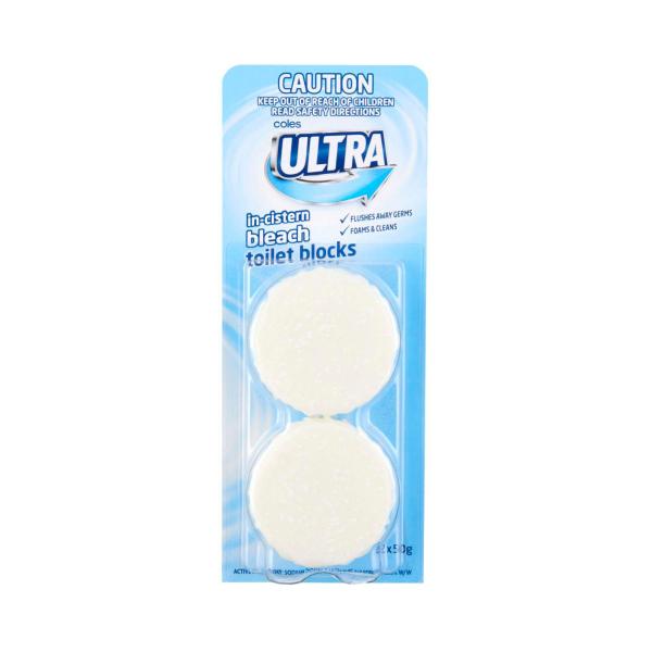 In-cistern Bleach Toilet Blocks 2 Pack