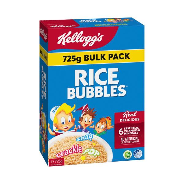Rice Bubbles Puffed Rice Breakfast Cereal Bulk Pack