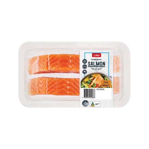 Tasmanian Salmon Portions Skin Off
