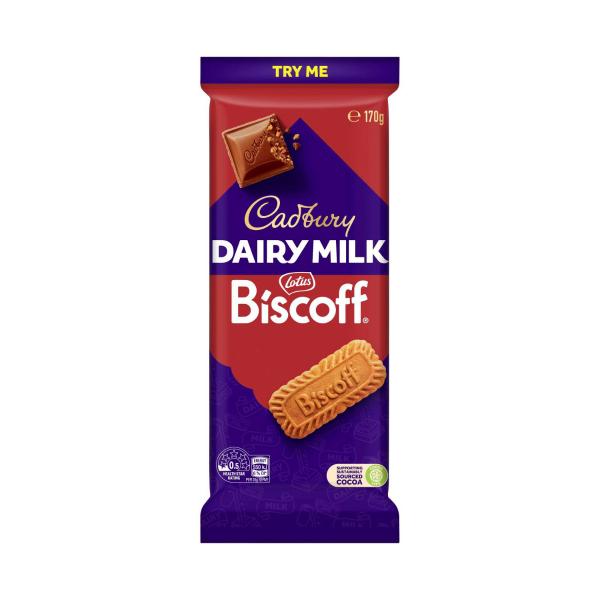 Dairy Milk Biscoff Chocolate Block