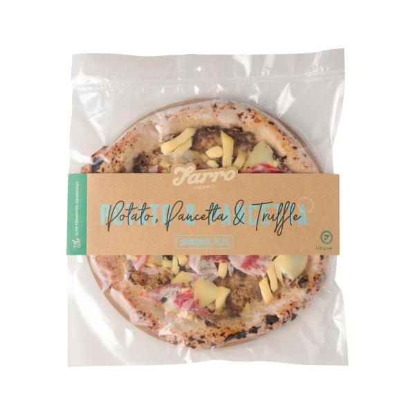 Organic Spelt Pizza Potato And Pancetta 10in