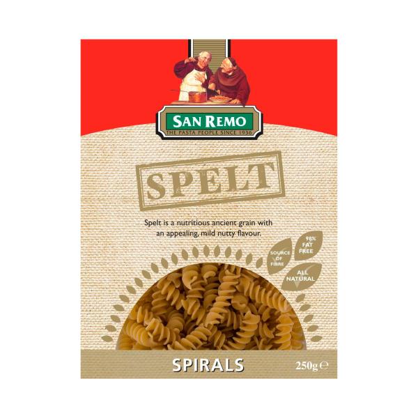 Spelt Spiral Pasta