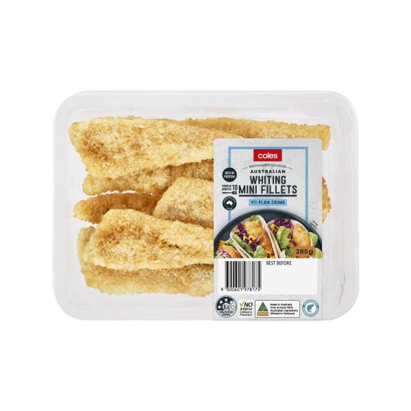 Australian Whiting Mini Fillets With Plain Crumb