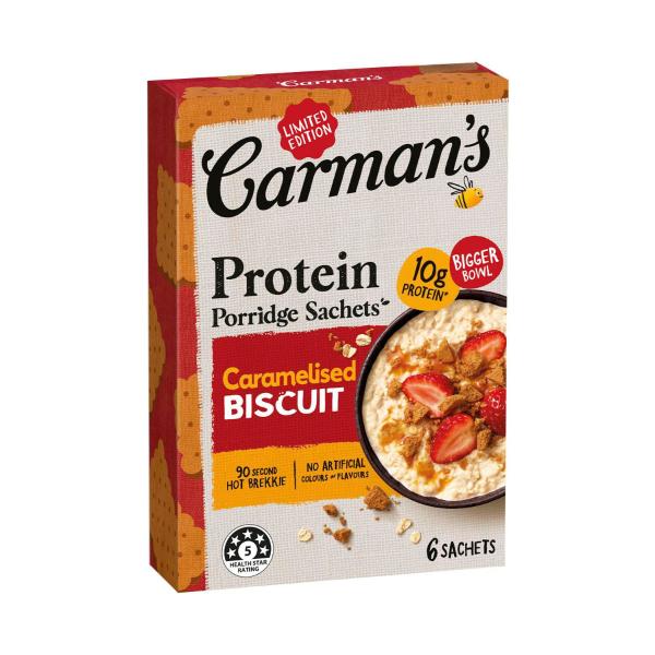 Protein Porridge Sachets Caramelised Biscuit