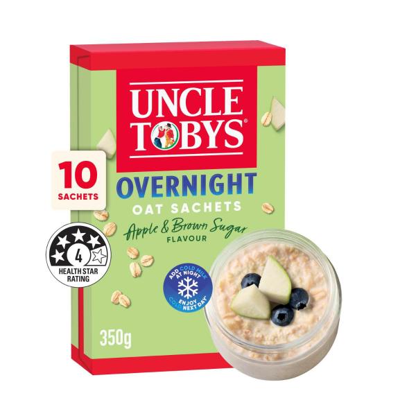 Overnight Oat Sachets Apple & Brown Sugar Flavour