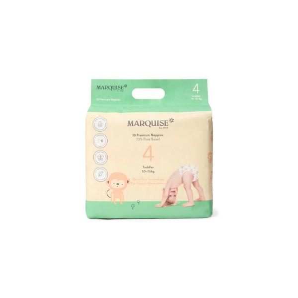 Hypoallergenic Toddler Nappies Size 4 (10-15kg)