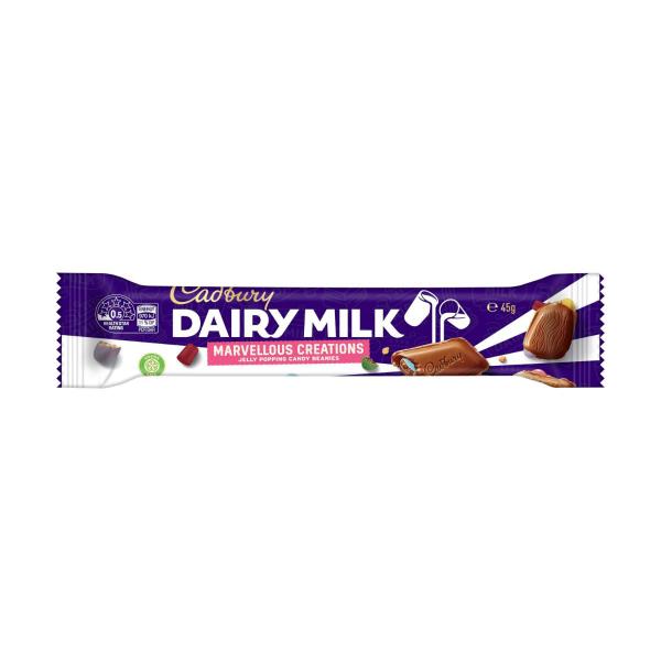 Marvellous Creations Jelly Popping Candy Beanies Chocolate Bar