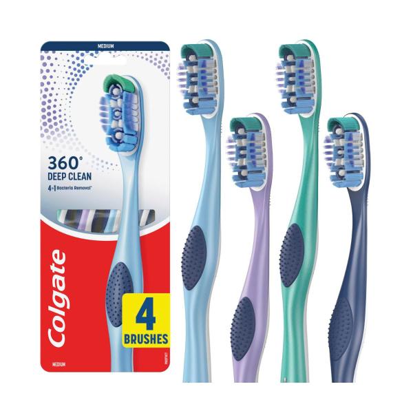 360 Deep Clean Medium Toothbrush