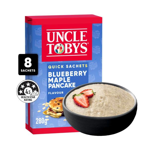 Oats Quick Sachets Protein Blueberry & Maple Pancake Flavour