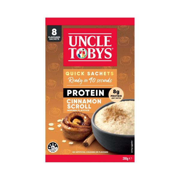 Oats Quick Sachets Protein Cinnamon Scroll Flavour