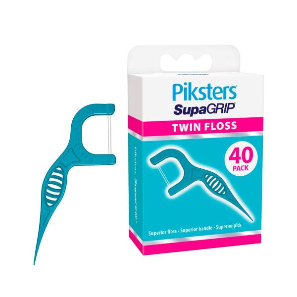 Supagrip Floss Picks Twin