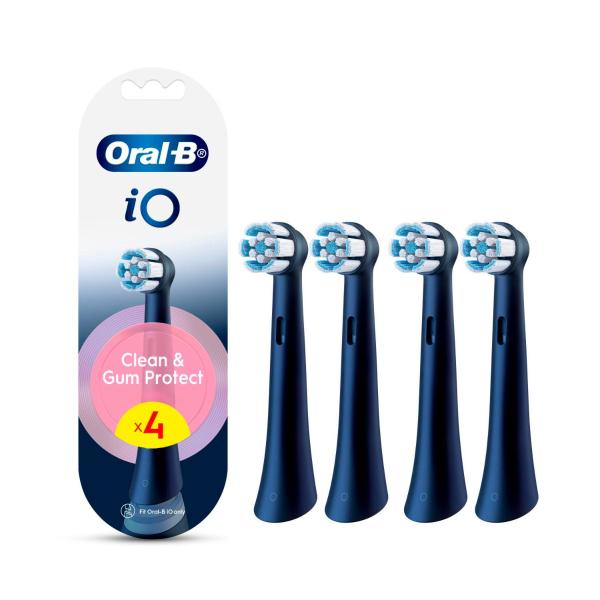 Io Clean & Gum Protect Sensitive Black Refill Brush Heads
