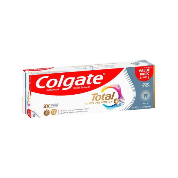 Total Deep Clean Twin Pack Toothpaste