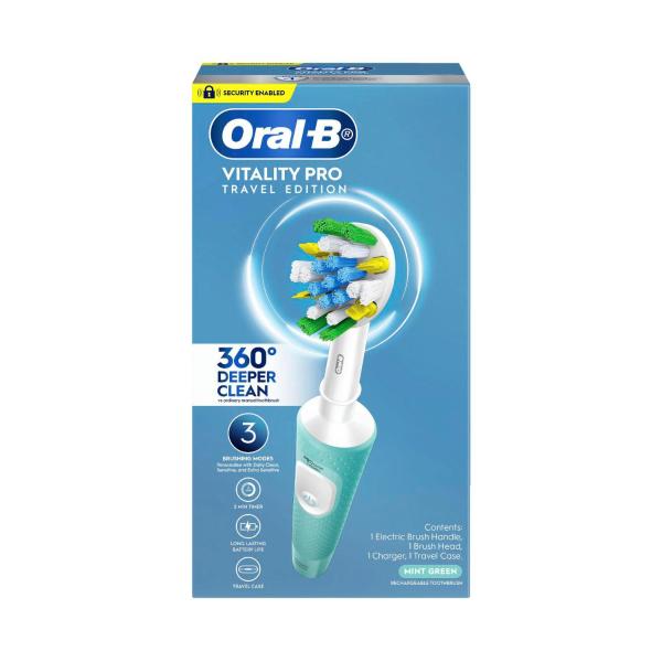 Vitality Pro D/ C E-toothbrush + Case Mint