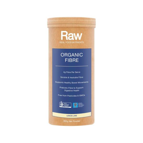 Real Food Nutrients Organic Fibre Lemon Lime