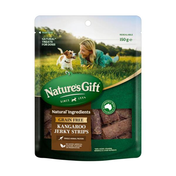 Kangaroo Jerky Strips Dog Treats
