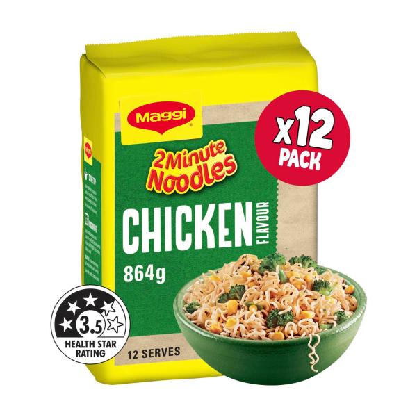 2 Minute Instant Noodles Chicken Flavour 12 Pack