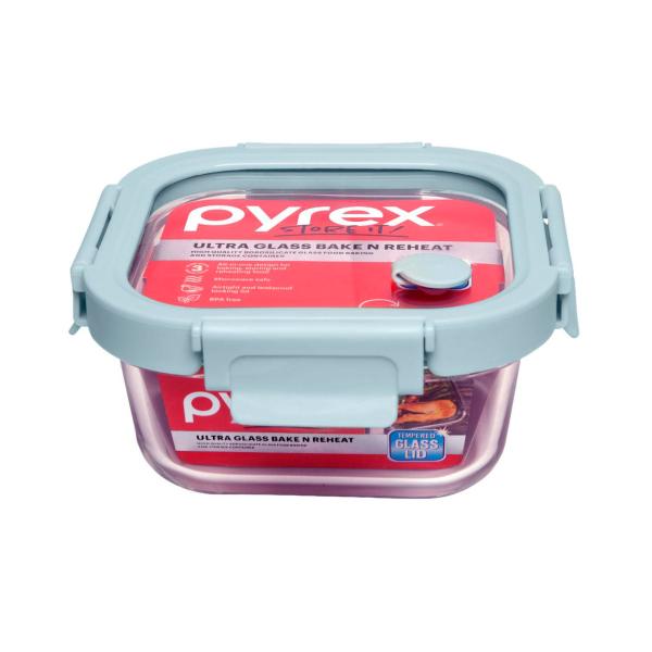 Ultra Glass Bake N Reheat Square Container