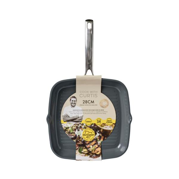 Durapan Ceramic Non-stick Square Grillpan